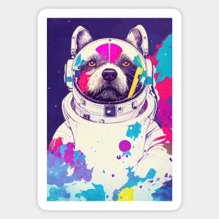 Astronaut himalayan portrait Sticker